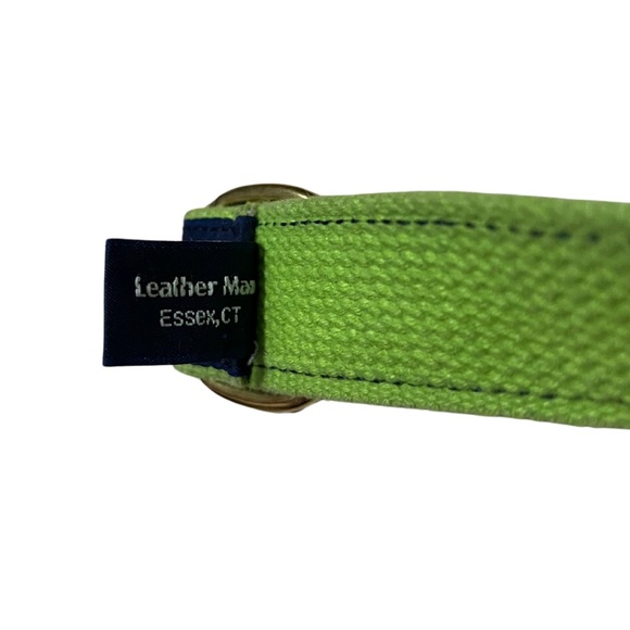 Vintage Y2K Nautical Canvas Belt Womens Small Anchor Embroidered Preppy D-Ring - Picture 4 of 4